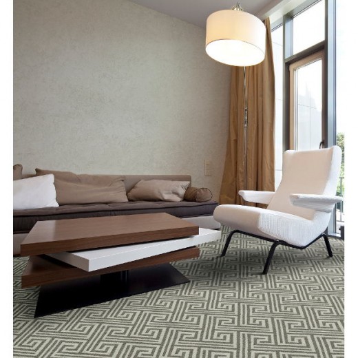 Custom Solace Silver, 60% Wool/40% Polyester Area Rug