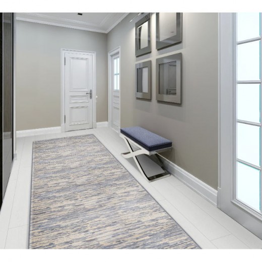 Custom Tranquility Onyx, 68% SD Royaltron Polypropylene / 32% Polysilk Area Rug