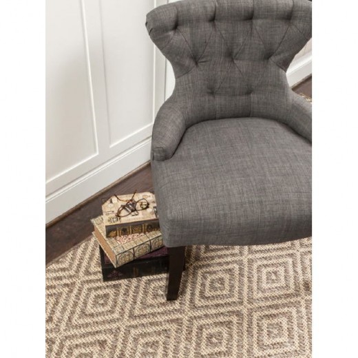 Custom Encore Graphite Pearl, 100% Sisal Area Rug