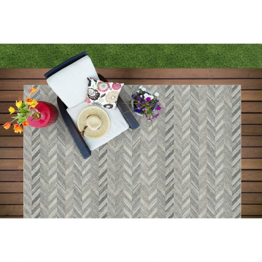 Custom Meadowstone Fossil, 100% SD UV Stabilized Polysilk Area Rug