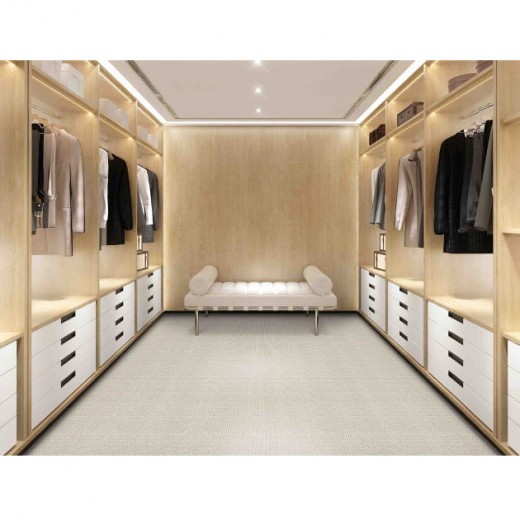 Custom Bolder Cloud, 100% Natural Wool Area Rug