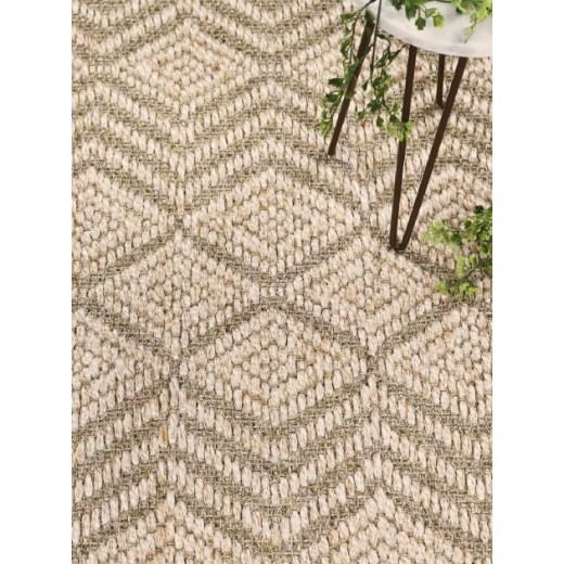 Custom Cloudburst Graphite Pearl, 100% Sisal Area Rug