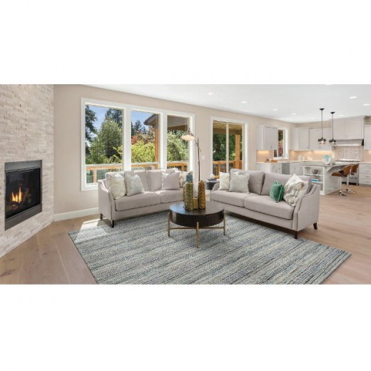 Custom Tablet Spa, 55% Wool/45% Polysilk Area Rug