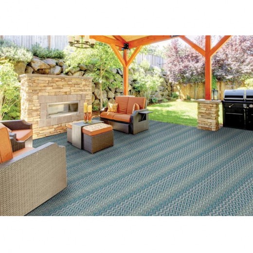 Custom Dawn Red, 100% Polypropylene Area Rug