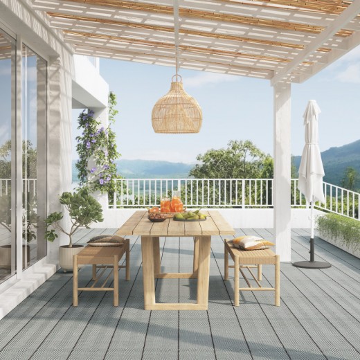 Custom Quantum Grey, 100% UV Treated Polyester Area Rug