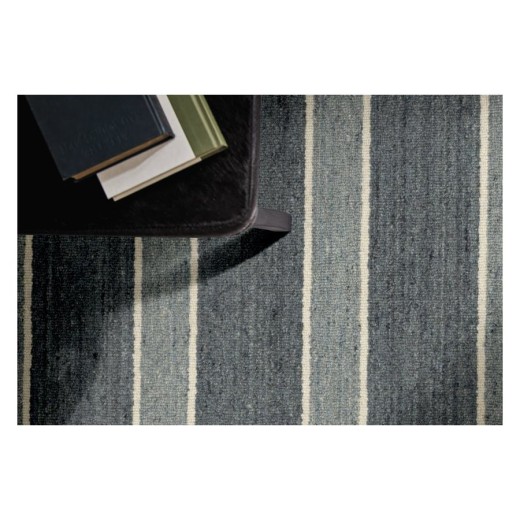 Custom Regatta Waterfall, 100% Wool Area Rug