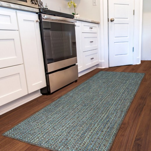 Custom Suncrest Wave, 100% UV Stabilized Royaltron polypropylene Area Rug