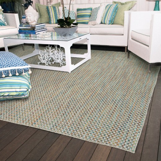 Custom Sandstorm Quartz, 100% UV Stabilized Royaltron polypropylene. Area Rug