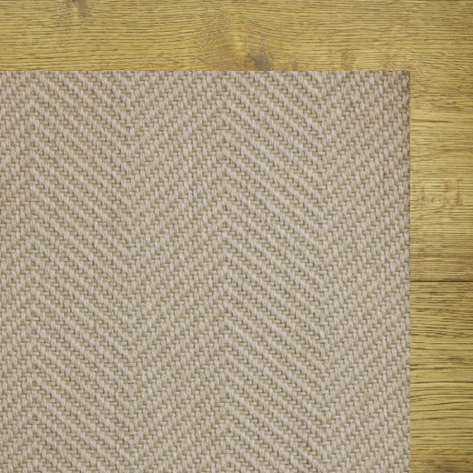 Custom Eon Tolfa Taupe, 62% Wool/33% Polypropylene/5% PET Area Rug