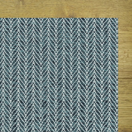 Custom Delta Navy, 100% UV Treated Polyester Area Rug