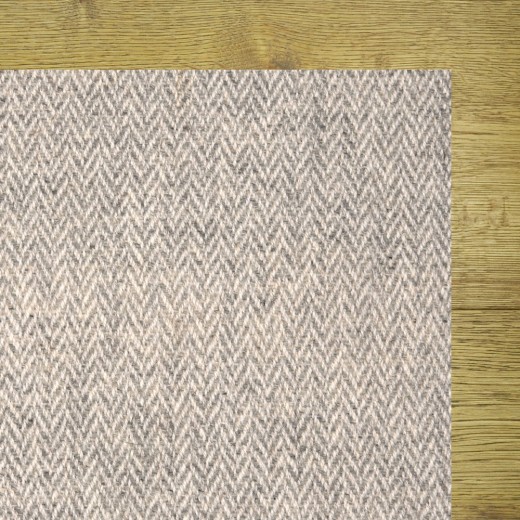 Custom Paradox Washed Denim, 100% New Zealand Wool Area Rug