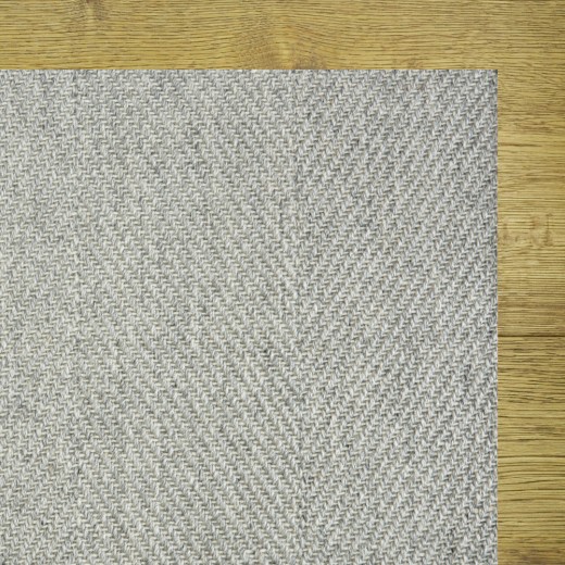 Custom Abundance Argent, 55% Nylon/45% Wool Area Rug