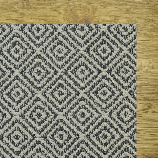 Custom Morning Path Seaport Blue, 100% Nylon 6,6 Fiber Area Rug