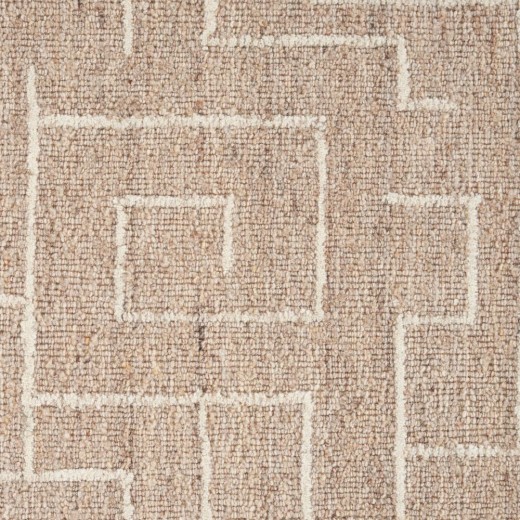 Custom Trekker Wheat, 70% Wool, 30% Nylon Area Rug