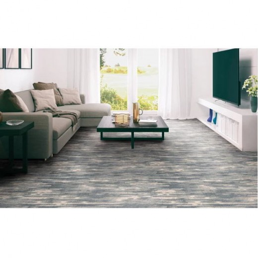 Custom Breakwater Robins Egg, 50% Polypropylene/50% Polyester Area Rug