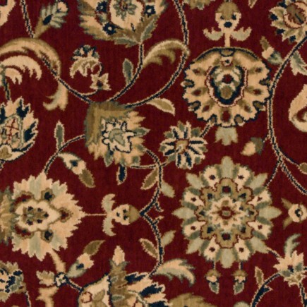 Grand Parterre Kashan Red Carpet, 100% New Zealand Wool