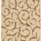 Somerset Scrollwork Vanilla Carpet, 100% Opulon (50% Polyester/50% Acrylic)